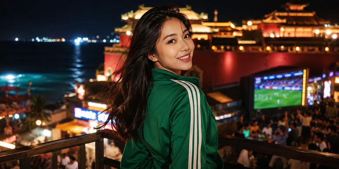 Nhóm bạn chơi bài tại bãi biển Huế và thảo luận mẹo cá cược trực tuyến
